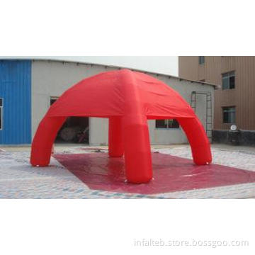 Red 210D Nylon UV Resistance Inflatable Spider Tent With 6m